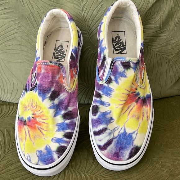 Vans Other - VANS classic slip-on tie dye shoes